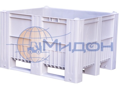 Контейнер пластиковый С-Box 1210 S (740) крупногабаритный 1200 х 1000 х 740 сплошной на полозьях