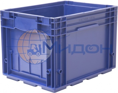 Контейнер пластиковый 4329 VDA синий сплошной 396 х 297 х 280