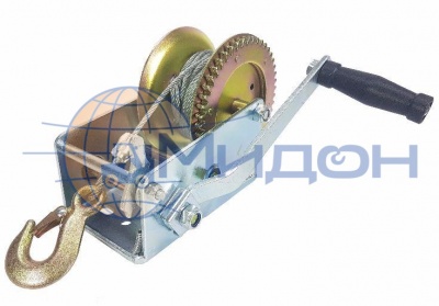 Лебедка ручная барабанная ЛФ-1200 (FD) г/п 0,5 т, длина троса 20м