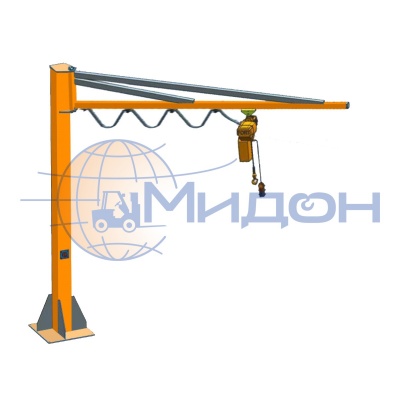 Кран консольный PSJ33100 1000кг 3x3м