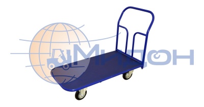 Тележка платформенная с противоскользящим латексным покрытием ТПРН 3 ( 600х1000 ) (колёса ф160: стандартные, Китай)