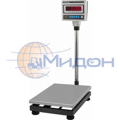 Весы товарные платформенные МИДЛ МП 60 ВДА Ф-2(10/20; 450х600) «Батискаф X12С», влагозащищенные