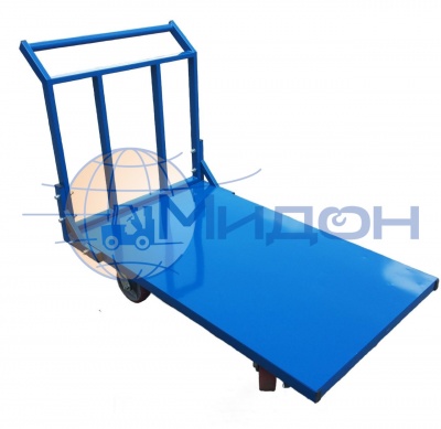 Тележка платформенная усиленная ПУ-8.18 800х1800 (колёса ф200: большегрузные, Китай)