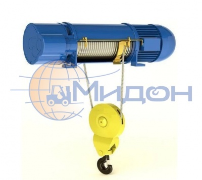 Таль электрическая стационарная тип Т01 (на лапах) (Болгария) 1 т 30 м скорость подъёма 8 м/мин