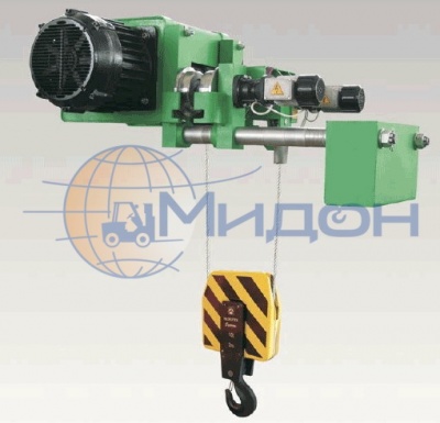 Таль электрическая взрызозащищённая передвижная BT78 (УСВ) (Болгария) 10 т 9 м скорость подъёма 4 м/мин