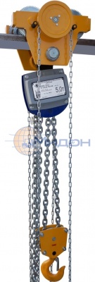 Таль ручная цепная передвижная ТРШБМ 5 т, 9 м