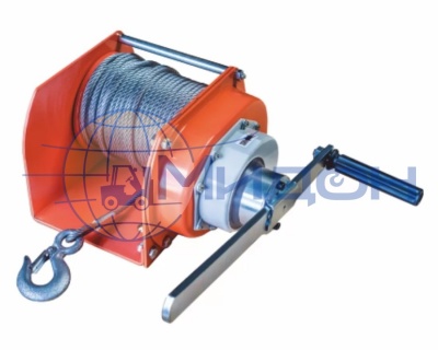 Лебедка ручная JHW 2000 с канатом 40м