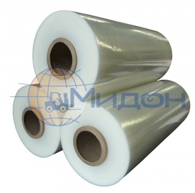 Стрейч-плёнка упаковочная 20мкм*500мм (первичное сырьё) 11 рулонов 16 кг (автомат, полуавтомат)