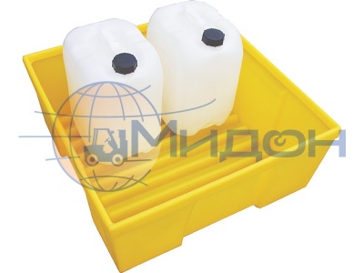 Контейнер пластиковый под локализацию ПдО 110 730 х 730 х 295 поддон на 110 литров