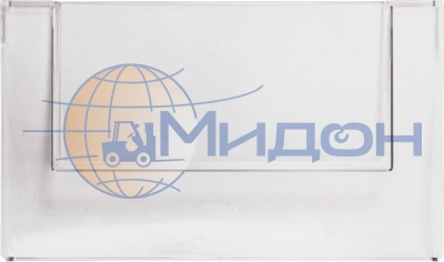 Поперечный разделитель TD 2314 к контейнерам пластиковым SK, прозрачный сплошной 222 х 130 х 2