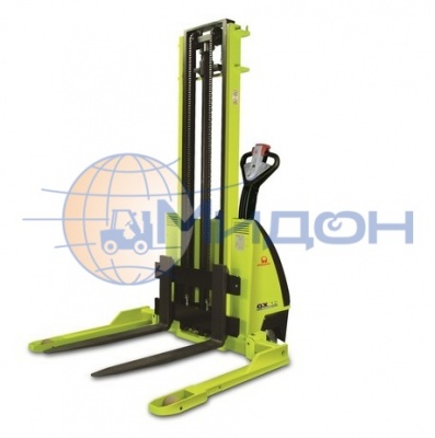 Штабелёр самоходный GX 12/35 STRADDLE PLUS Pramac Lifter (Италия) 1200 кг, 3500 мм, с АКБ и ЗУ, раздвижные вилы