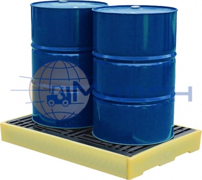 Контейнер пластиковый под локализацию ПдО-НП Б2 1260 х 860 х 150 с пластиковым паллетом