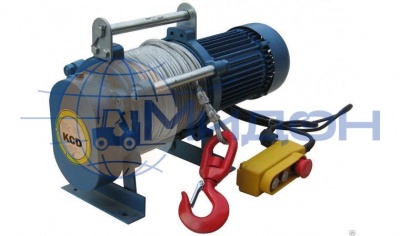 Лебедка электрическая KCD-500R1 0,5т с канатом 100м 380В