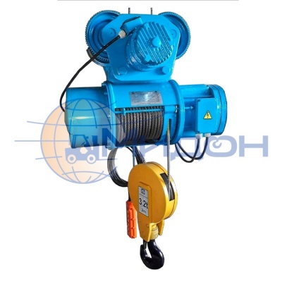 Таль электрическая передвижная тип Т10 (Болгария) 3,2 т 12 м скорость подъёма 8 м/мин