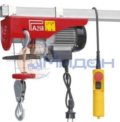 Мини таль электрическая OCALIFT PA-1200 г/п 600/1200кг трос 12м 220В (2060Вт)