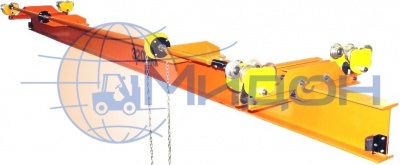 Кран-балка подвесная ручная 3,2 т, L= 7,2 м, пролёт= 6 м, с талью  Н= 6 м (t -40...+40С)