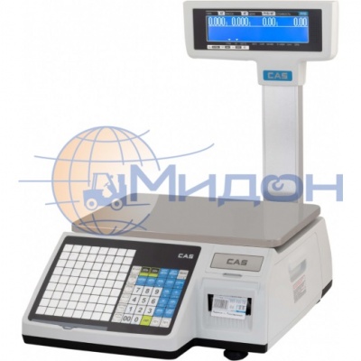 Весы торговые CAS CL3000-30P (TCP/IP) с печатью этикеток