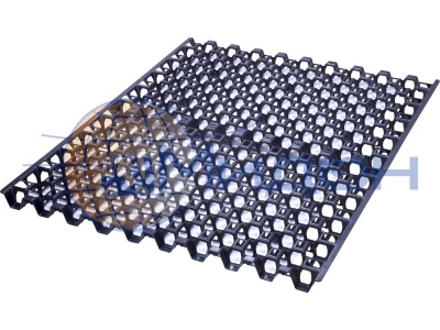 Решётка пластиковая перфорированная (3000кг) для заморозки FS 1210 (II поколение new) 1200 х 1000 х 50 цвет - чёрный