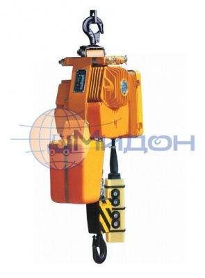 Таль электрическая цепная стационарная ВВ034М на крюке (Болгария) 1000кг 6,4 м скорость подъёма 8.0/1.6 м/мин