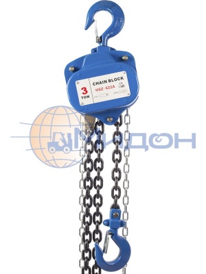 Таль ручная цепная стационарная ТРШ (622-A) 3 т, 3 м